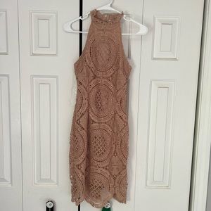 Light pink semi formal dress